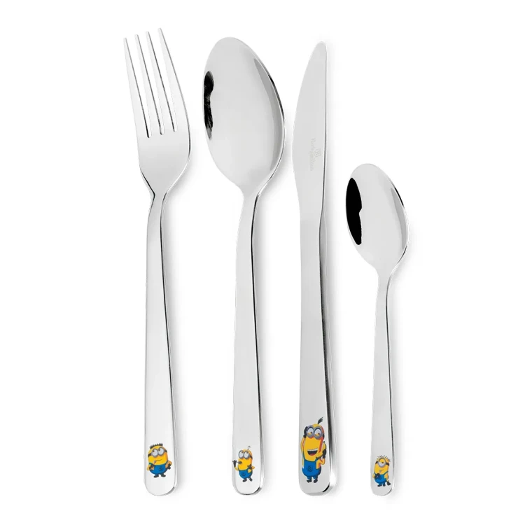 Zestaw sztućców 4 elementy Minions Collection Berlinger Haus BH-2636MN