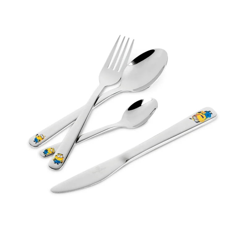 Zestaw sztućców 4 elementy Minions Collection Berlinger Haus BH-2636MN