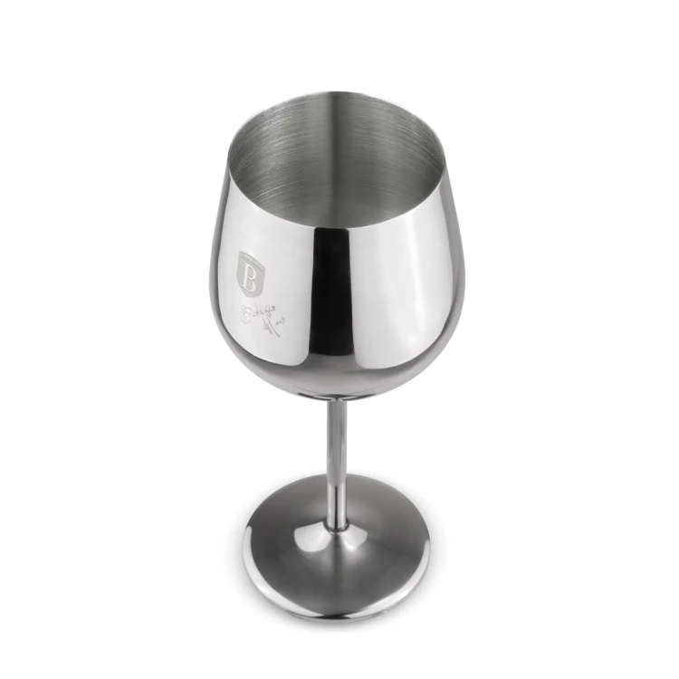 Metalowy kieliszek do wina – stal nierdzewna BerlingerHaus BH-8661|OUTLET