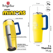 Kubek termiczny 1 L Minions Collection Berlinger Haus BH-8957MN