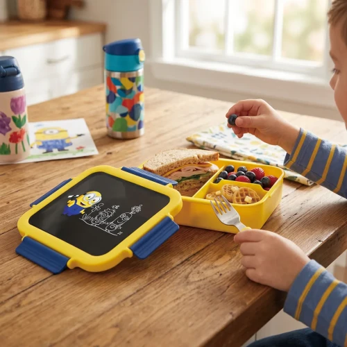 Lunch box dziecięcy 1320 ml Minions Collection Berlinger Haus BH-8951