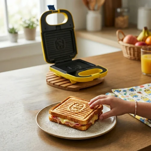 Opiekacz 3w1 z wymiennymi płytami Minions Collection Berlinger Haus BH-9935MN