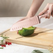 Zestaw 5 noży w bambusowym bloku Taupe BerlingerHaus BH-3126N