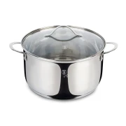 Garnek z pokrywką 24 cm, Berlinger Haus BH-6587 Silver Jewellery Collection
