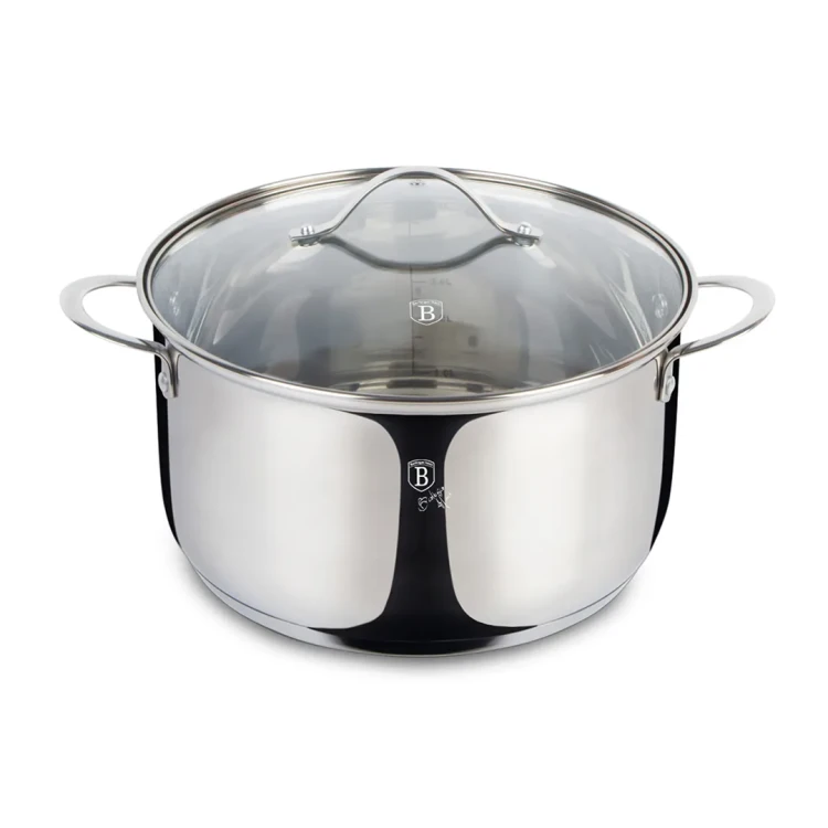 Garnek z pokrywką 24 cm, Berlinger Haus BH-6587 Silver Jewellery Collection