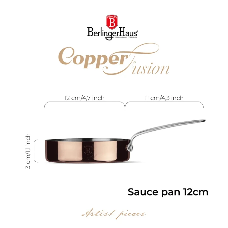Rondel 12 cm, Berlinger Haus BH-8805 Copper Touch Collection