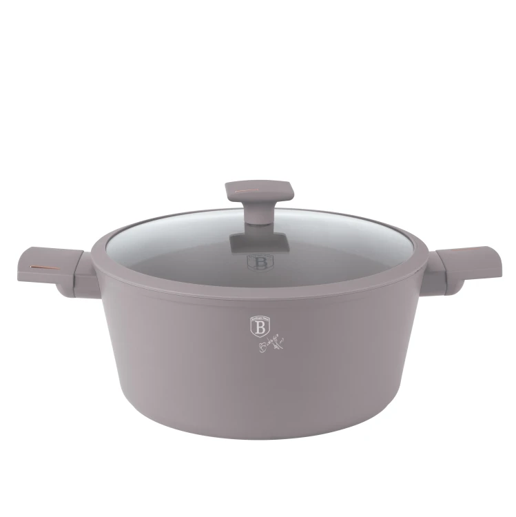 Garnek z pokrywką 30cm BerlingerHaus Taupe BH-8103|Outlet