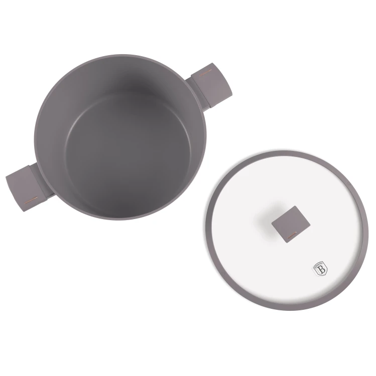 Garnek z pokrywką 30cm BerlingerHaus Taupe BH-8103|Outlet