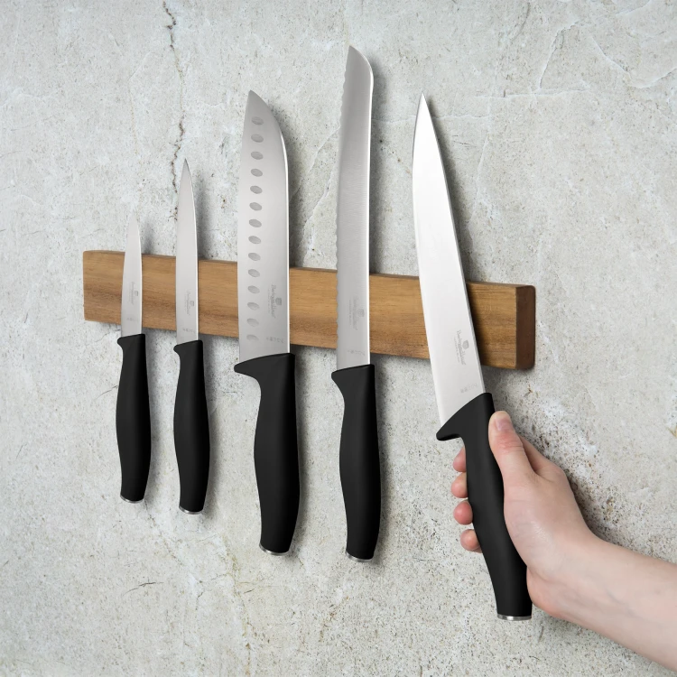 Zestaw noży berlingerHaus z uchwytem magnetycznym 6 szt. Matte Black BH-2943