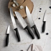 Zestaw noży berlingerHaus z uchwytem magnetycznym 6 szt. Matte Black BH-2943
