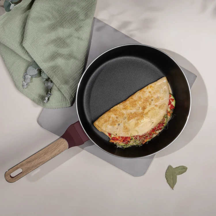 Patelnia Wok Flip 26 cm BerlingerHaus BH-8294 | Leonardo Nordic Collection