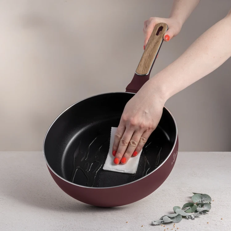 Patelnia Wok Flip 26 cm BerlingerHaus BH-8294 | Leonardo Nordic Collection