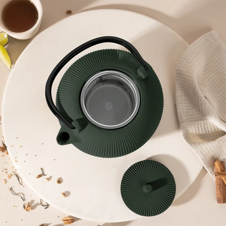 Zaparzacz żeliwny do herbaty BerlingerHaus BH-8942 Matte Green Collection