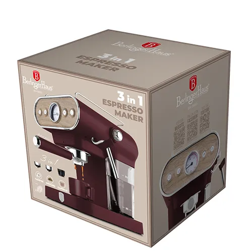 Ekspres kolbowy 3 w 1 Leonardo Nordic Collection BerlingerHaus BH-9855