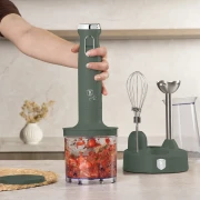 Blender ręczny 800W BerlingerHaus LP-BH-264 Matte Green Collection