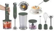 Blender ręczny 800W BerlingerHaus LP-BH-264 Matte Green Collection