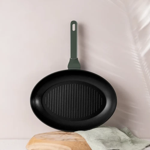 Patelnia do ryb BerlingerHaus 35 cm BH-8203 Matte Green Collection