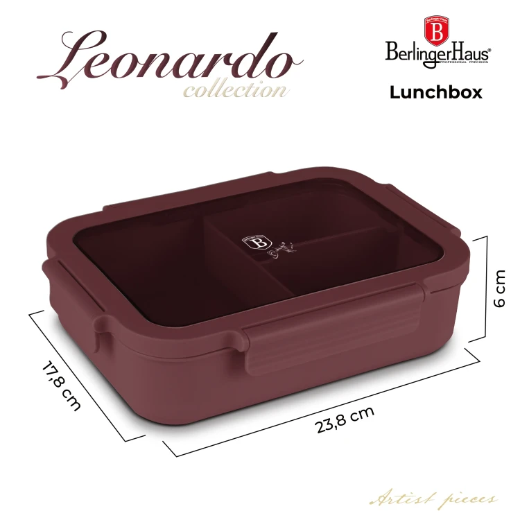 Lunch box 1320 ml BerlingerHaus BH-8921 Leonardo Collection