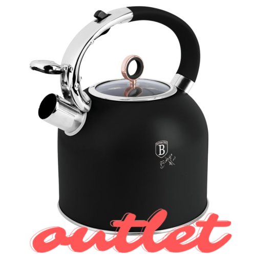 Czajnik tradycyjny 3L BerlingerHaus BH-8920 #2 Black Rose Collection | OUTLET