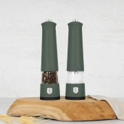 Elektryczne młynki 2 sztuki BerlingerHaus BH-9885 Matte Green Collection