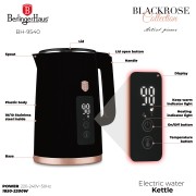 Czajnik elektryczny BerlingerHaus BH-9540 Black Rose | OUTLET