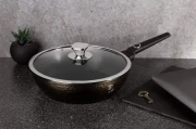 Patelnia głęboka z pokrywką 24cm Berlinger Haus BH-6574 | OUTLET