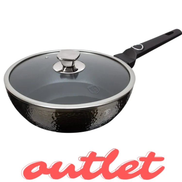Patelnia głęboka z pokrywką 24cm Berlinger Haus BH-6574 | OUTLET