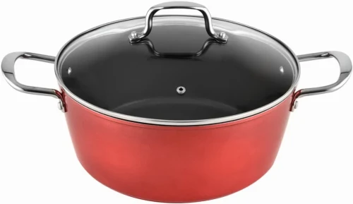 Garnek ze stalowymi rączkami 6,8L Kalorik czerwony POT2020 | OUTLET
