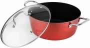 Garnek ze stalowymi rączkami 6,8L Kalorik czerwony POT2020 | OUTLET