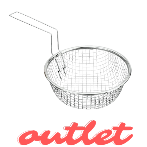 Koszyk, sitko do smażenia lub gotowania z rączką 18 cm | Outlet