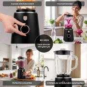 Blender kielichowy 1000W BerlingerHaus BH-9821 Black Rose Collection