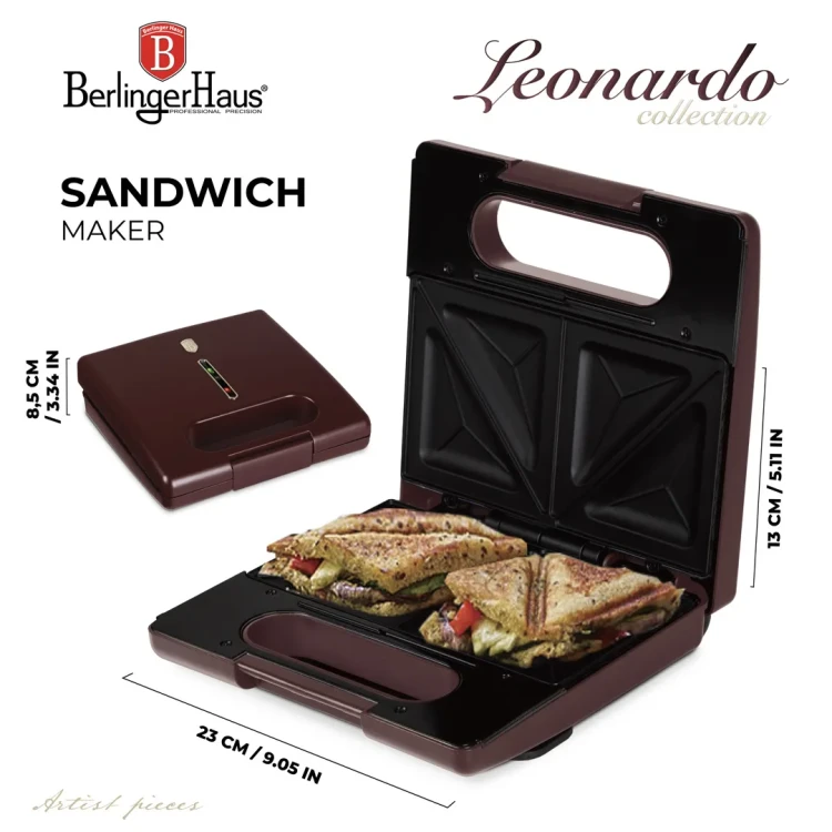 Opiekacz 650W BerlingerHaus BH-9868 Leonardo Collection