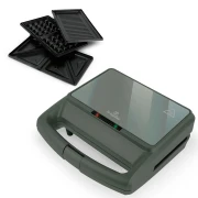 Opiekacz do kanapek 1000W 3w1 BerlingerHaus BH-9978 Matte Green