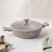 Garnek płytki 28 cm BerlingerHaus BH-8337 Taupe Nordic Collection
