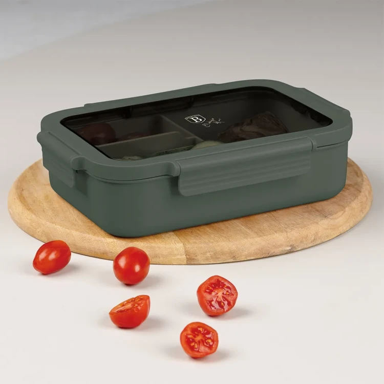 Lunch box 1320 ml BerlingerHaus BH-8922 Matte Green Collection