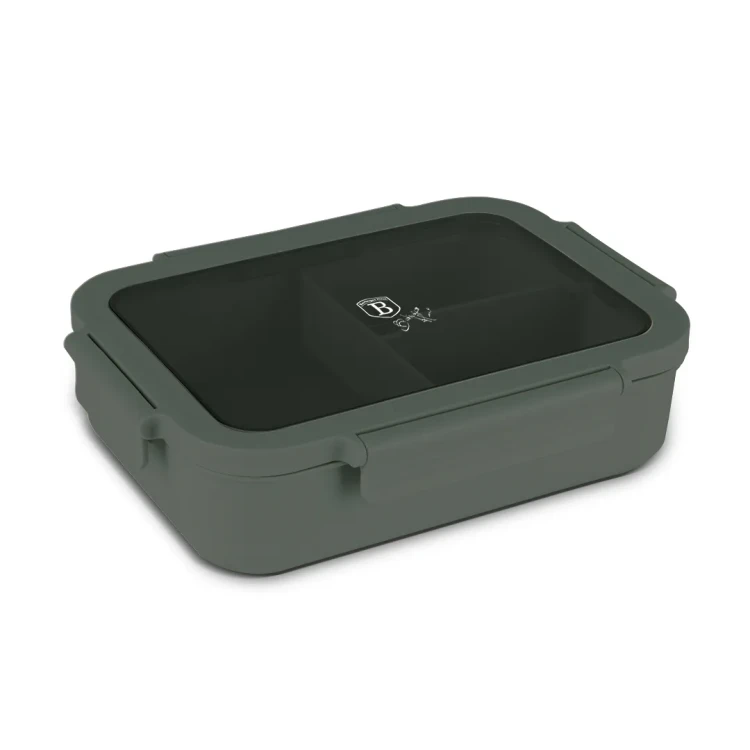 Lunch box 1320 ml BerlingerHaus BH-8922 Matte Green Collection