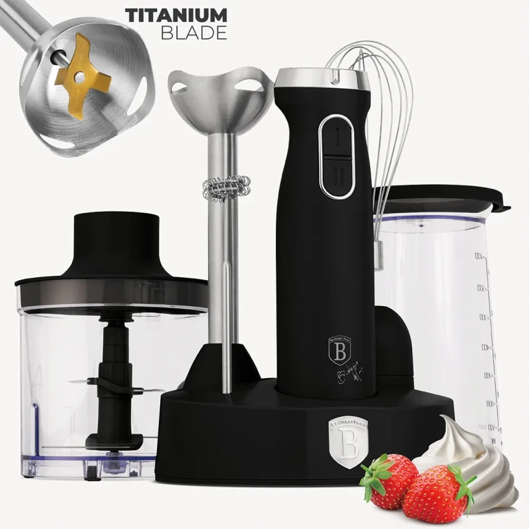 Blender ręczny 800W BerlingerHaus BH-9597 Matte Black Collection