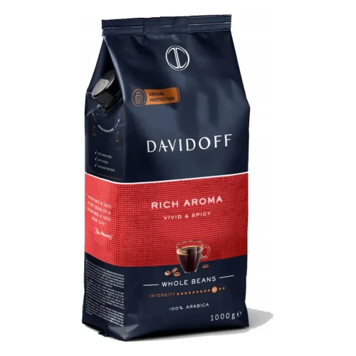 Davidoff Rich Aroma - Vivid &amp; Spicy– 1000 g kawa ziarnista