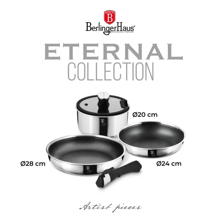 Zestaw garnków i patelni 5el. BerlingerHaus BH-8973 Eternal Collection