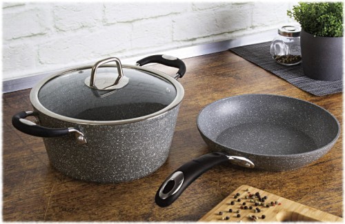 Garnek i patelnia Stone Touch Line Berlinger Haus