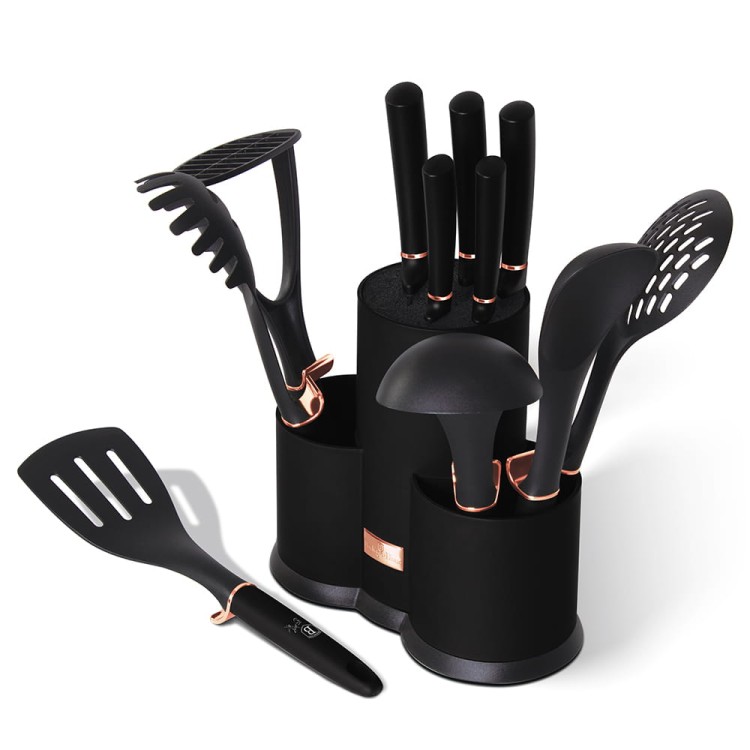 Zestaw noży i przyborów kuchennych 12 elementów BH-6254